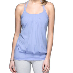 Lululemon Women's Light Blue Flow and Go Tank